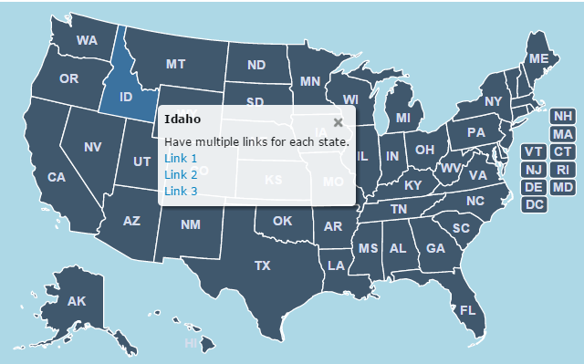 interactive state travel map